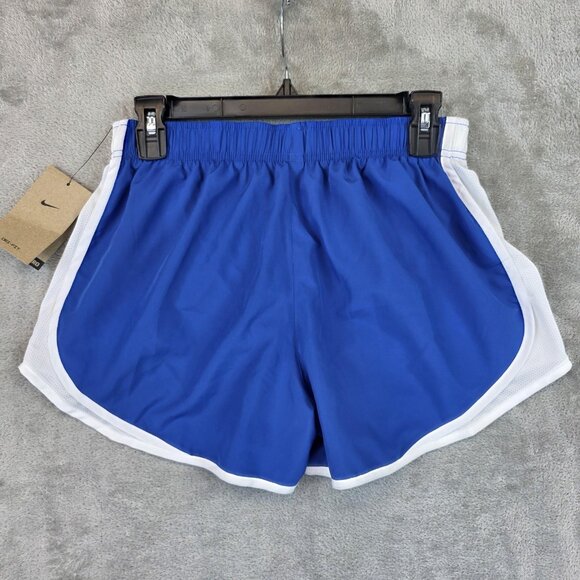 Nike Running Shorts Womens Medium Blue White Dri-FIT Tempo Mesh Lined 831558-480 - Picture 6 of 10